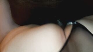 BBC cums on BBW lace panties