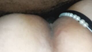 BBC cums on BBW lace panties - 6 image