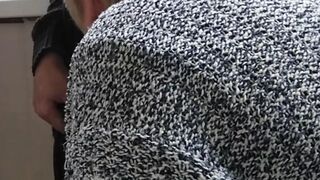 she jerks off my cock on a smoke break #4