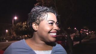 Ebony Lady Finesse skin bbw fucks black cock