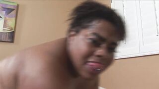 Ebony Lady Finesse skin bbw fucks black cock - 12 image