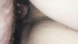 9 month pregnant wife huge dildo and cock DP - 12 image
