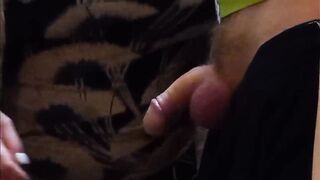 oral sex and masturbation of cock in the entrance #3 - 4 image