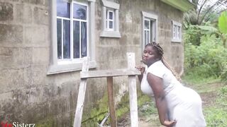 ME AND MY STEPSISTER HAVING A GOOD TIME AT THE BACKYARD NICE FUCK - 2 image