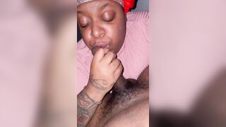 I love the taste of his dick and his cum