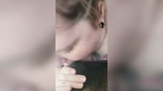 Violet gives bbc birthday head - 2 image