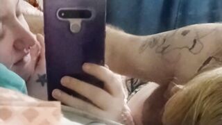 Amateur Couple - Husband Pleasures Wife Before Fucking Her Hard - 2 image