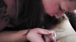 Wife SUCKS COCK and swallows load! - 11 image