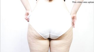 Try on all white panty - 8 image