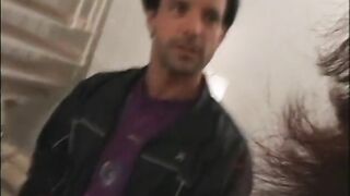 Busty latina gets titty fucked by stud in living room - 2 image