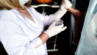 Nurse Takes Cum Analysis Compilation - 2 image