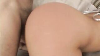 White Cock Meets Rump Shaking Big Brown Goddess - 8 image