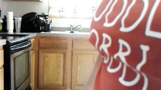 Sexy BBW Thanksgiving Mom Bakes Cookies - 2 image