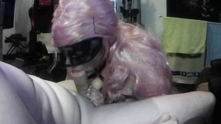 Dream stepdaughter loves to gives deepthroat blowjob to her stepdaddy