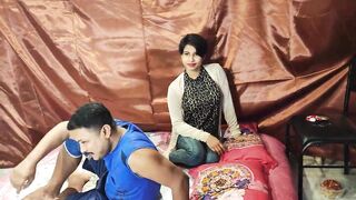 Tricked Horny Sister And Teen Friend Into Threeway threesome sex A girl And two boys fucking very hurd - 2 image