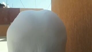 Bbw mature hijab beautiful etible ass - 1 image