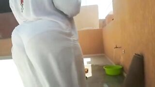 Bbw mature hijab beautiful etible ass - 13 image