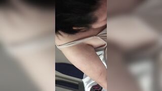 Inexperienced bbw brunette gives blowjob to tiny cock - 11 image