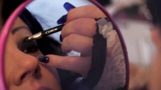 Pamela De Boni mega boobs with 2 dicks ready to cum - 2 image