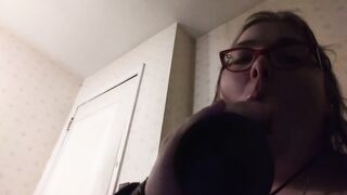 Bbw fucking and sucking bbc dildo - 11 image