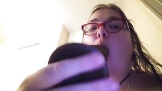 Bbw fucking and sucking bbc dildo - 14 image