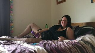 enjoying mutual masturbation but can not resist fucking her - 1 image