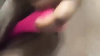 Sexy Ebony from Nashville masturbating her creamy pussy til she orgasms - 15 image