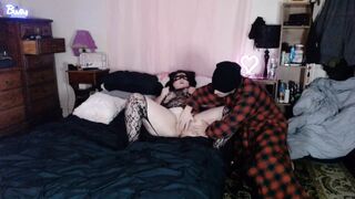 BELLA CATCHES JAMES SNIFFING PANTIES - 4 image