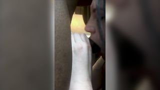 Good head couldnt stop from cumming on her face - 14 image