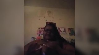 Ssbbw/bbw Oil up Big Monster Titties she's Playing with them Monster Titties - 13 image