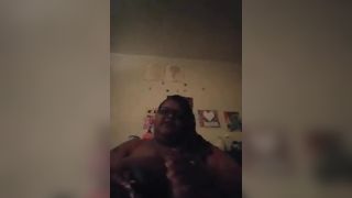 Ssbbw/bbw Oil up Big Monster Titties she's Playing with them Monster Titties