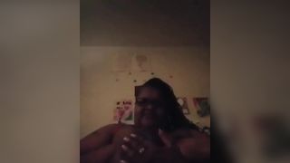 Ssbbw/bbw Oil up Big Monster Titties she's Playing with them Monster Titties - 3 image