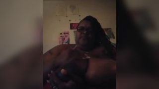 Ssbbw/bbw Oil up Big Monster Titties she's Playing with them Monster Titties - 7 image