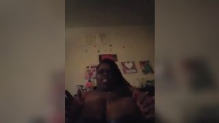 Ssbbw/bbw Oil up Big Monster Titties she's Playing with them Monster Titties - 8 image