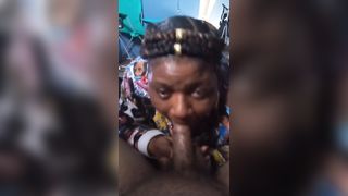 Sucking Good Dick. Mighty Fine Head. Chocolate Ebony MILF and Inexperienced King always on his Inexperienced Dick - 8 image