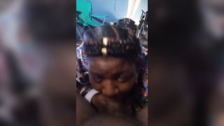 Sucking Good Dick. Mighty Fine Head. Chocolate Ebony MILF and Inexperienced King always on his Inexperienced Dick - 9 image