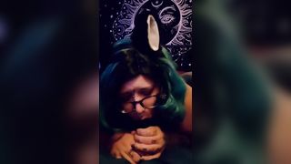 NerdyGothCurves Sucks your Cock while you Play Dauntless