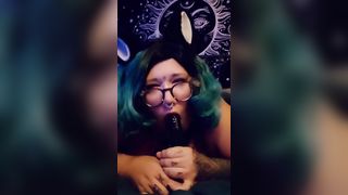 NerdyGothCurves Sucks your Cock while you Play Dauntless