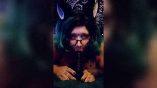 NerdyGothCurves Sucks your Cock while you Play Dauntless