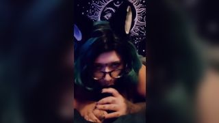 NerdyGothCurves Sucks your Cock while you Play Dauntless