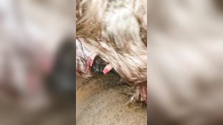 Met her on her bday..... I told her to blow out my candle - 1 image