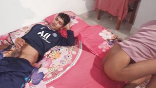 fucked sister big brother with  friends threesome sex - 6 image