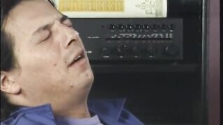 Mature brunette sucks and takes cock by desk at work - 7 image