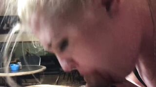 Sucking dick on a pool table - 8 image