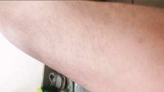 Brunette hottie loves sucking my cock til I cum on her big tits - 3 image