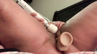 Cumming from my vibrator - 4 image