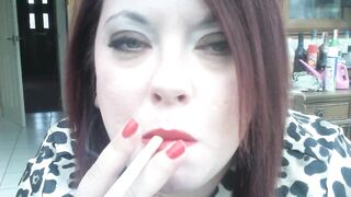 Are You Going To Cum For Me, You Dirty Boy? BBW Smoking JOI - 2 image