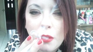 Are You Going To Cum For Me, You Dirty Boy? BBW Smoking JOI - 4 image