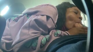 PULLS OVER AND GIVES HIM CAR HEAD - 1 image