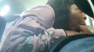 PULLS OVER AND GIVES HIM CAR HEAD - 8 image